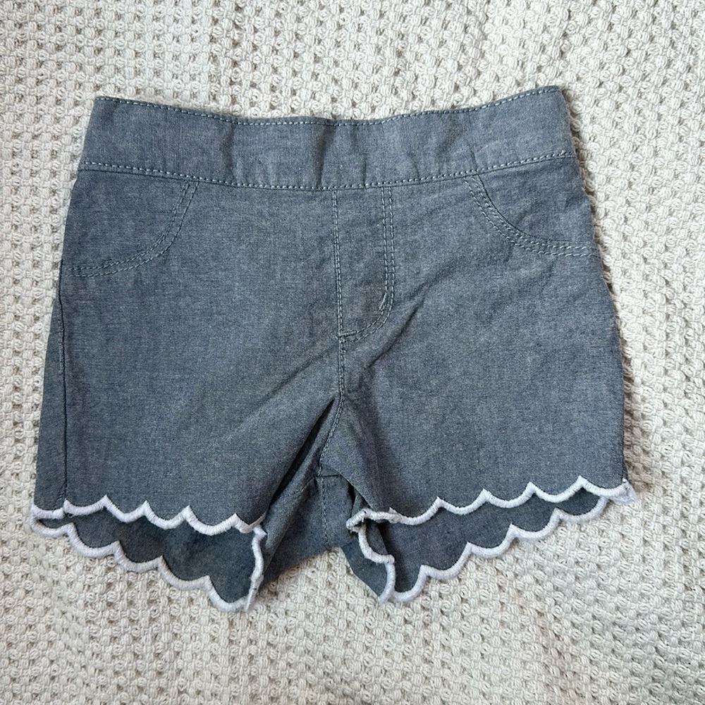 Gymboree Scallop Jean short size 12-18 months